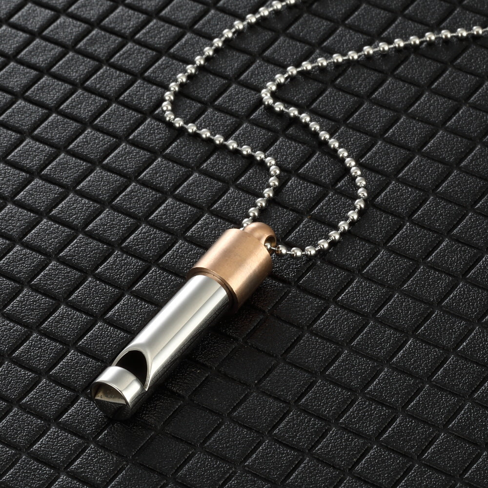 Pendant Whistle Blow Adjustment Breathing Decompression