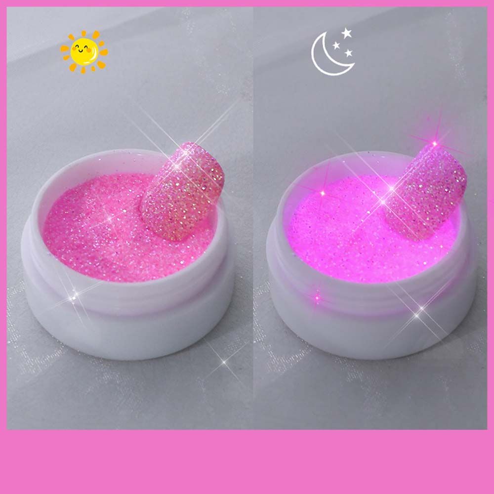 Nail Art Jewelry Glowing Sugar Glow Powder