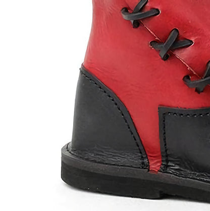 Fashion Solid Color Gothic High Pirate Boots