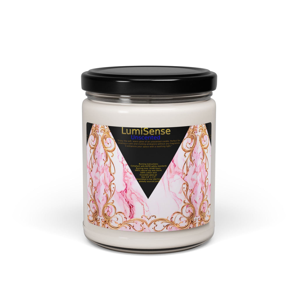 Elegant Luxe Un Scented Soy Candle - 9oz | Perfect Gift for Relaxation & Celebrations - S-Mart Shop Smart Treasures