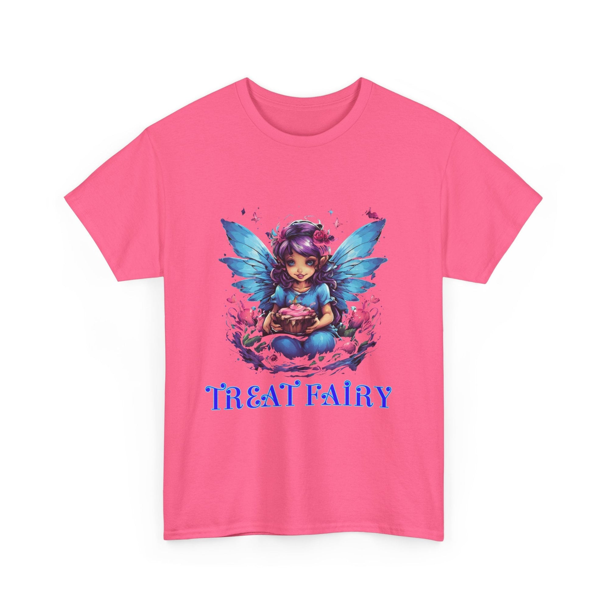 Enchanted Treat Fairy Unisex Heavy Cotton Tee - Perfect for Magical Gatherings and Everyday Wear - S - Mart Shop Smart Treasures