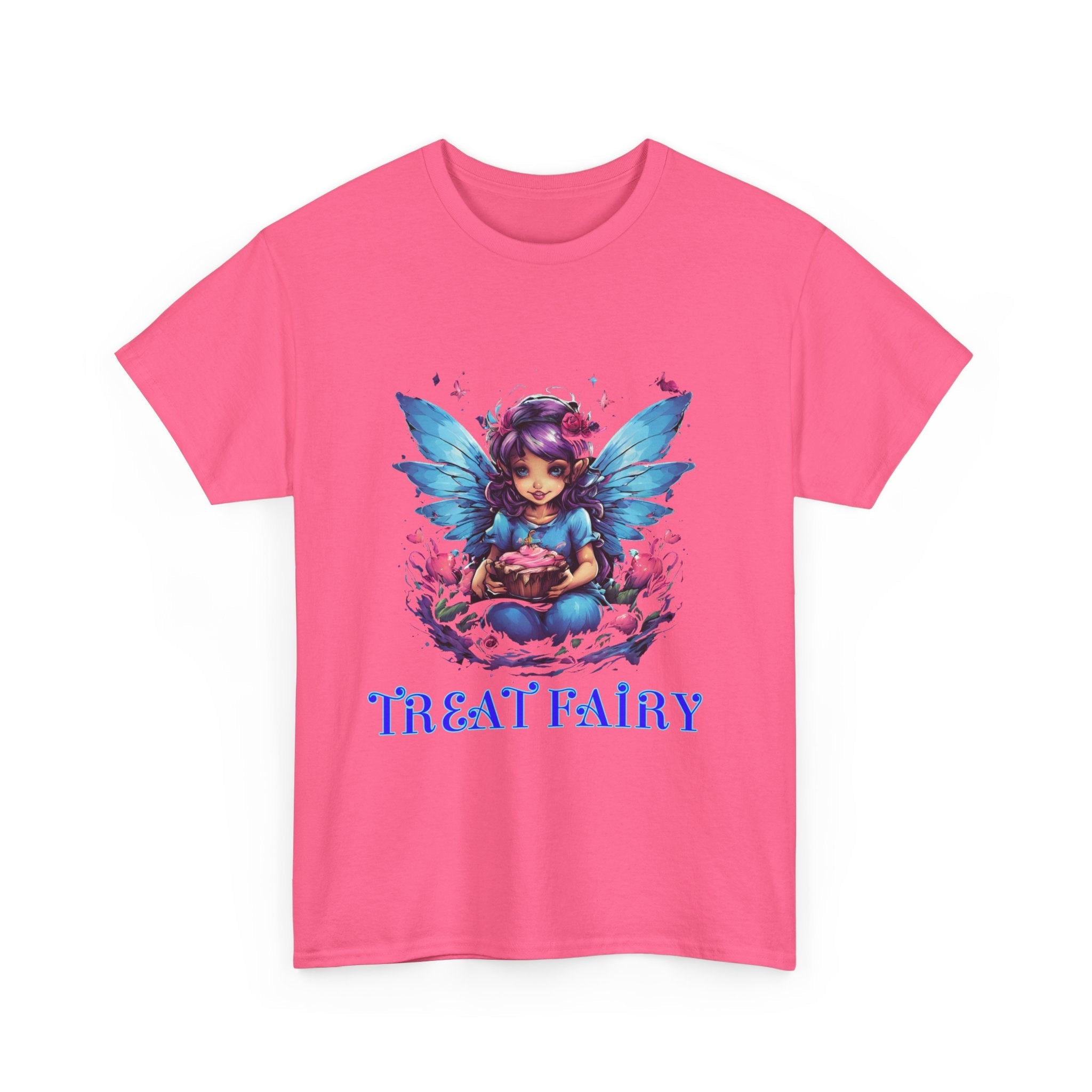 Enchanted Treat Fairy Unisex Heavy Cotton Tee - Perfect for Magical Gatherings and Everyday Wear - S-Mart Shop Smart Treasures