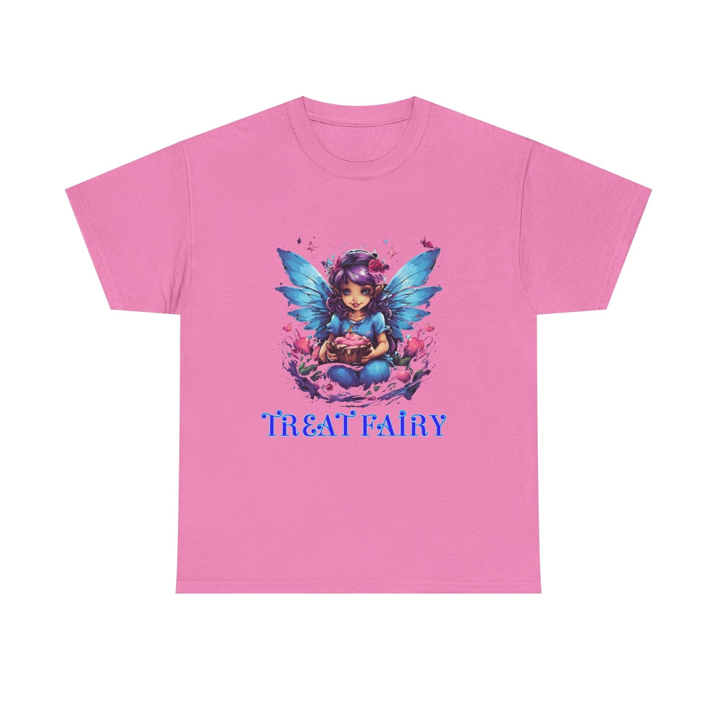 Enchanted Treat Fairy Unisex Heavy Cotton Tee - Perfect for Magical Gatherings and Everyday Wear - S-Mart Shop Smart Treasures