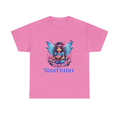 Enchanted Treat Fairy Unisex Heavy Cotton Tee - Perfect for Magical Gatherings and Everyday Wear - S-Mart Shop Smart Treasures
