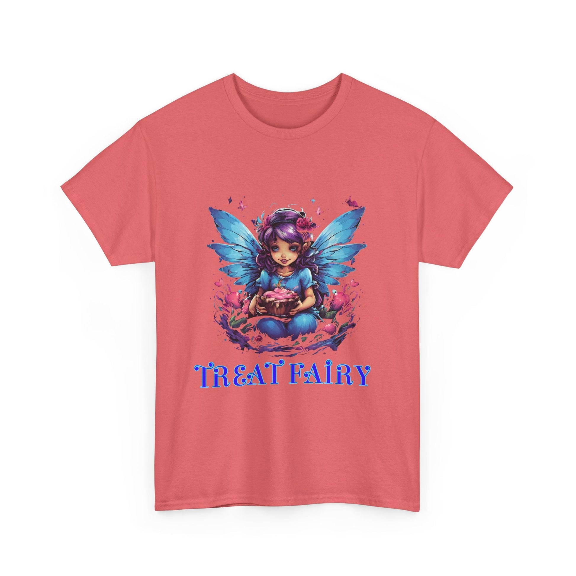 Enchanted Treat Fairy Unisex Heavy Cotton Tee - Perfect for Magical Gatherings and Everyday Wear - S-Mart Shop Smart Treasures