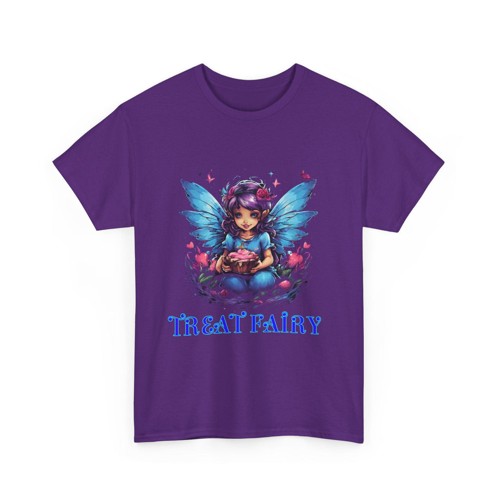 Enchanted Treat Fairy Unisex Heavy Cotton Tee - Perfect for Magical Gatherings and Everyday Wear - S-Mart Shop Smart Treasures