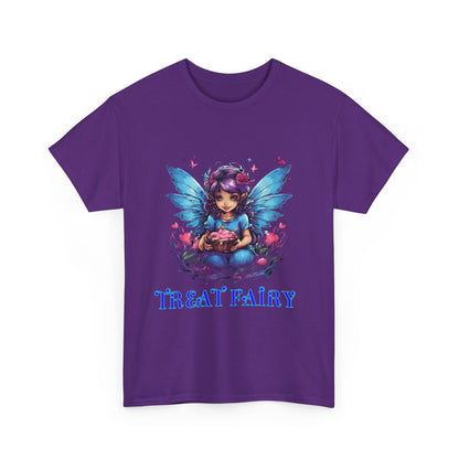 Enchanted Treat Fairy Unisex Heavy Cotton Tee - Perfect for Magical Gatherings and Everyday Wear - S-Mart Shop Smart Treasures
