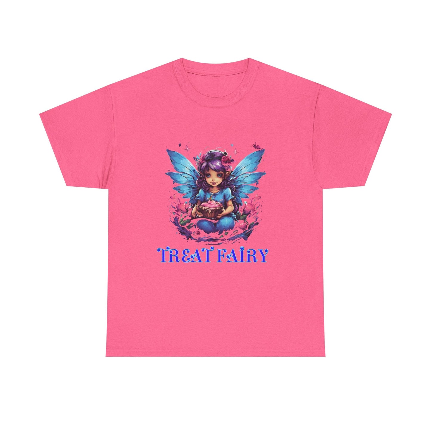Enchanted Treat Fairy Unisex Heavy Cotton Tee - Perfect for Magical Gatherings and Everyday Wear - S-Mart Shop Smart Treasures