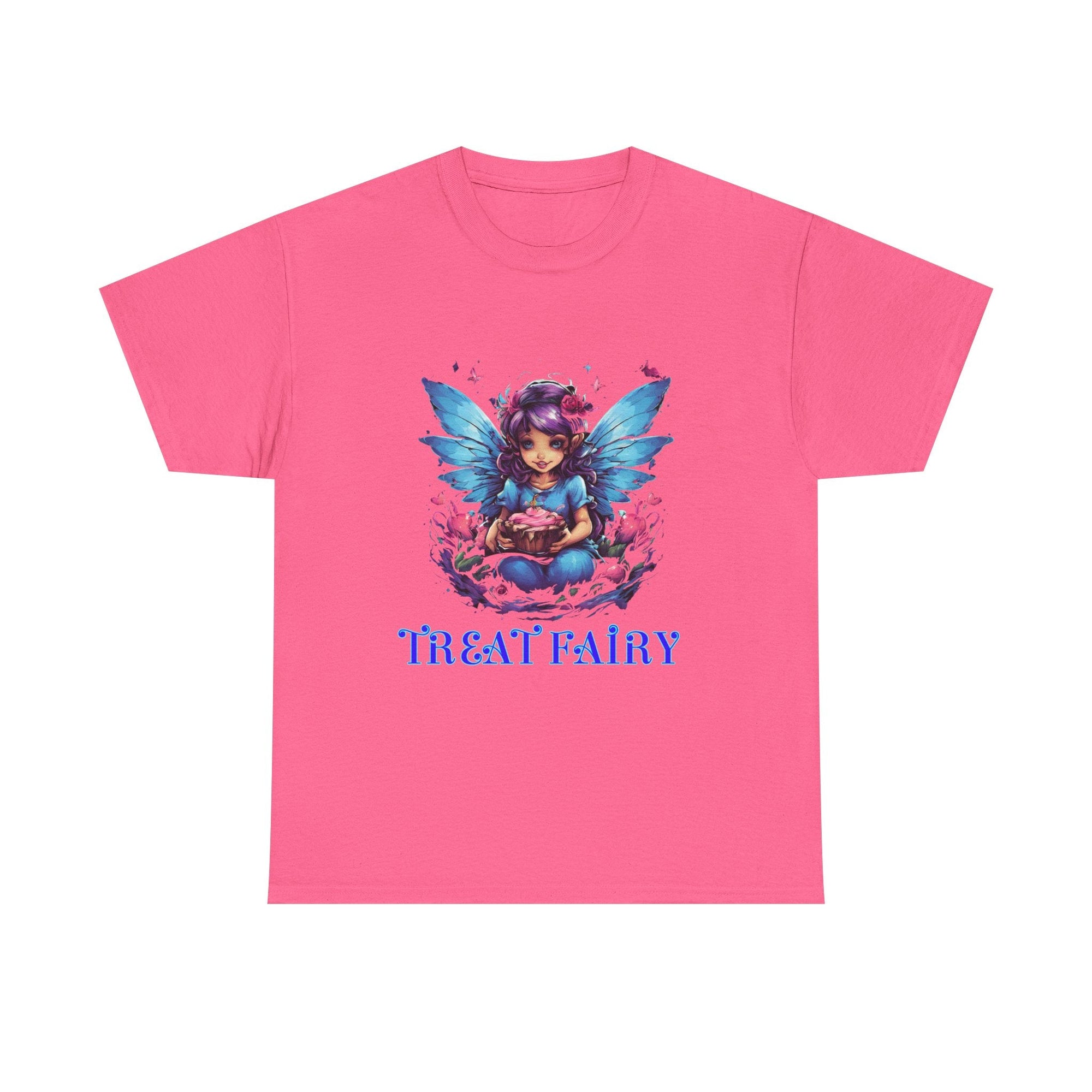 Enchanted Treat Fairy Unisex Heavy Cotton Tee - Perfect for Magical Gatherings and Everyday Wear - S - Mart Shop Smart Treasures