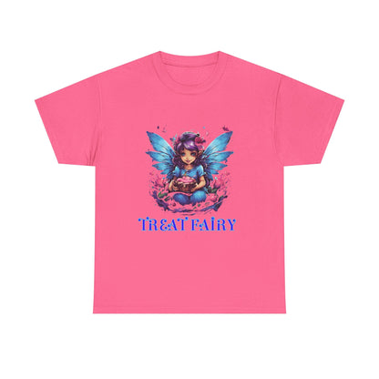 Enchanted Treat Fairy Unisex Heavy Cotton Tee - Perfect for Magical Gatherings and Everyday Wear - S-Mart Shop Smart Treasures