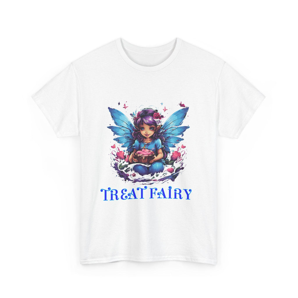 Enchanted Treat Fairy Unisex Heavy Cotton Tee - Perfect for Magical Gatherings and Everyday Wear - S-Mart Shop Smart Treasures
