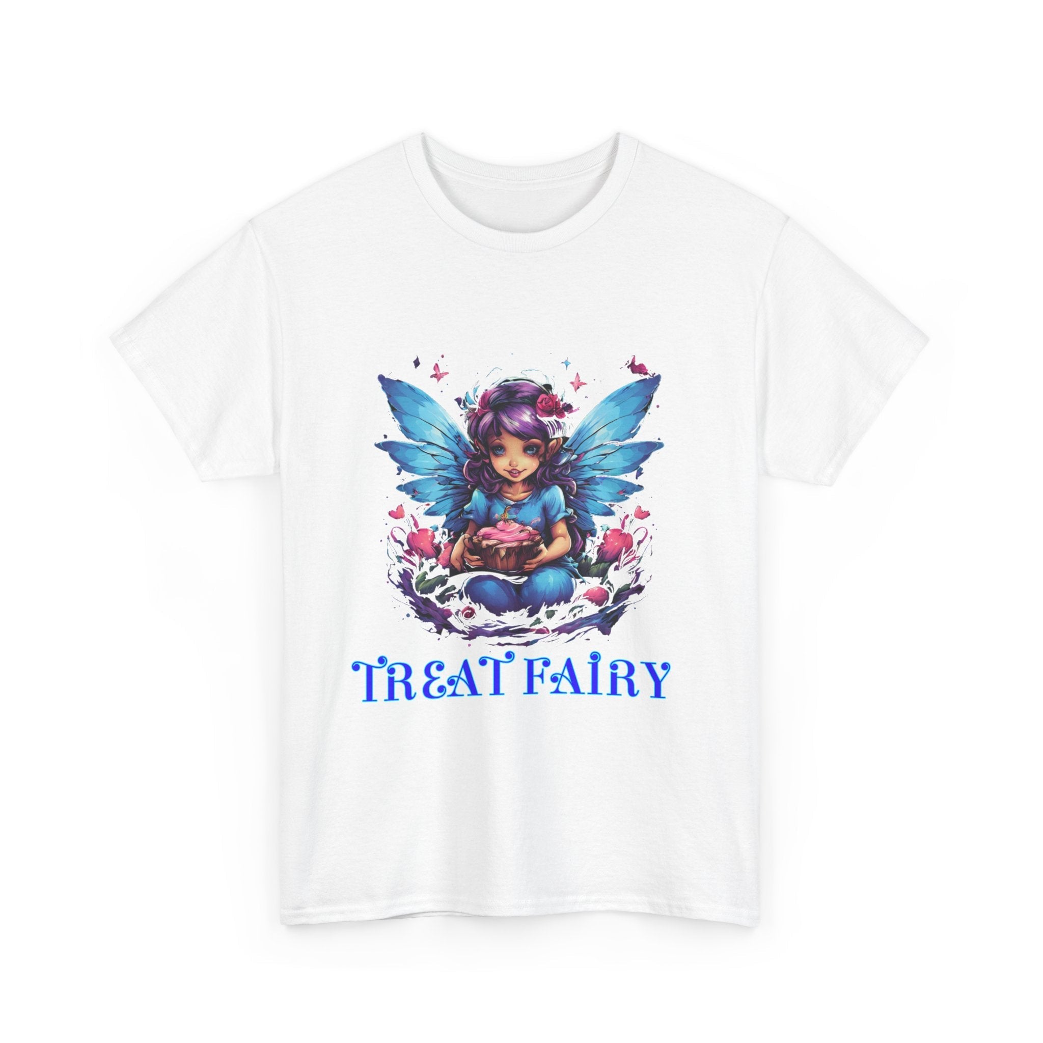 Enchanted Treat Fairy Unisex Heavy Cotton Tee - Perfect for Magical Gatherings and Everyday Wear - S-Mart Shop Smart Treasures