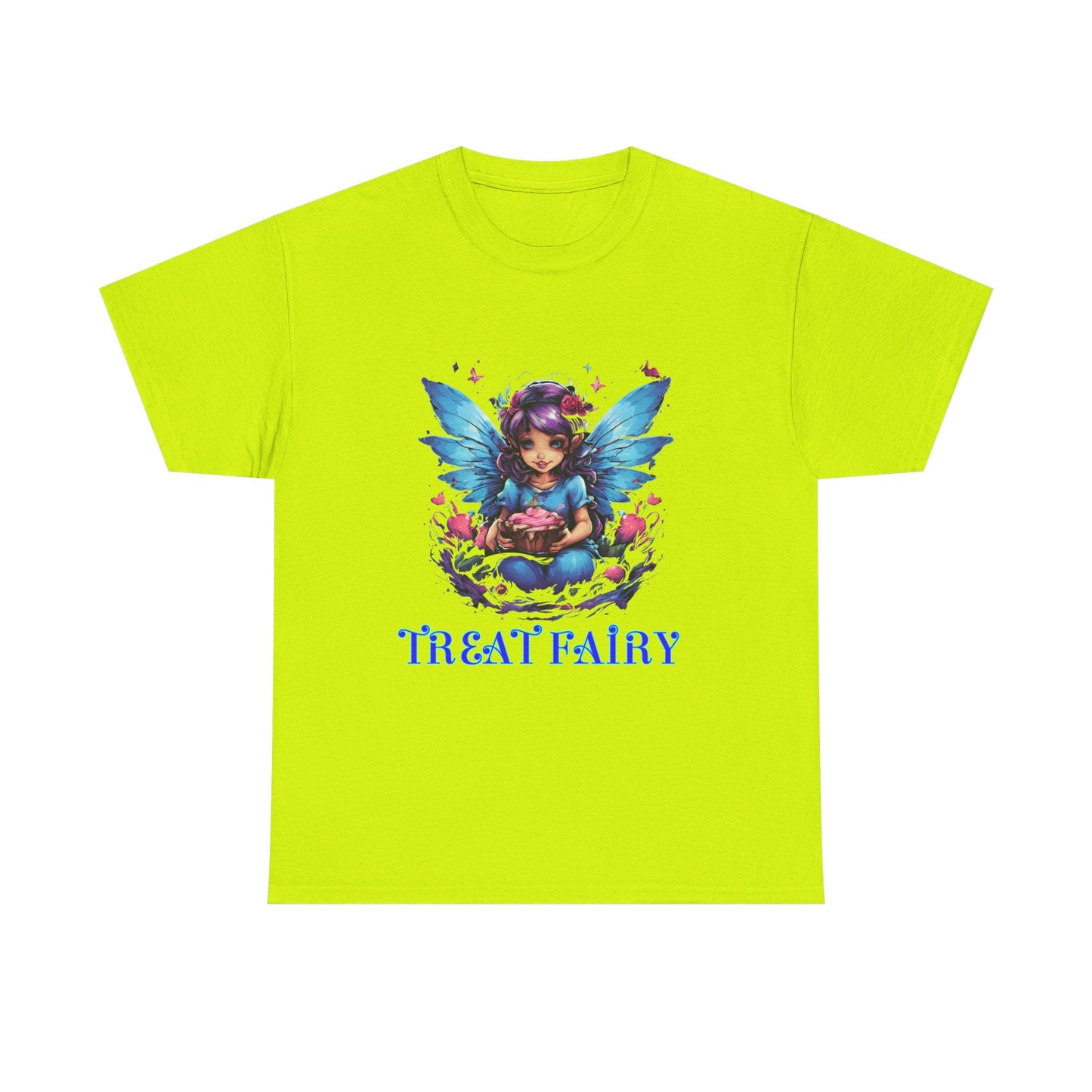 Enchanted Treat Fairy Unisex Heavy Cotton Tee - Perfect for Magical Gatherings and Everyday Wear - S-Mart Shop Smart Treasures