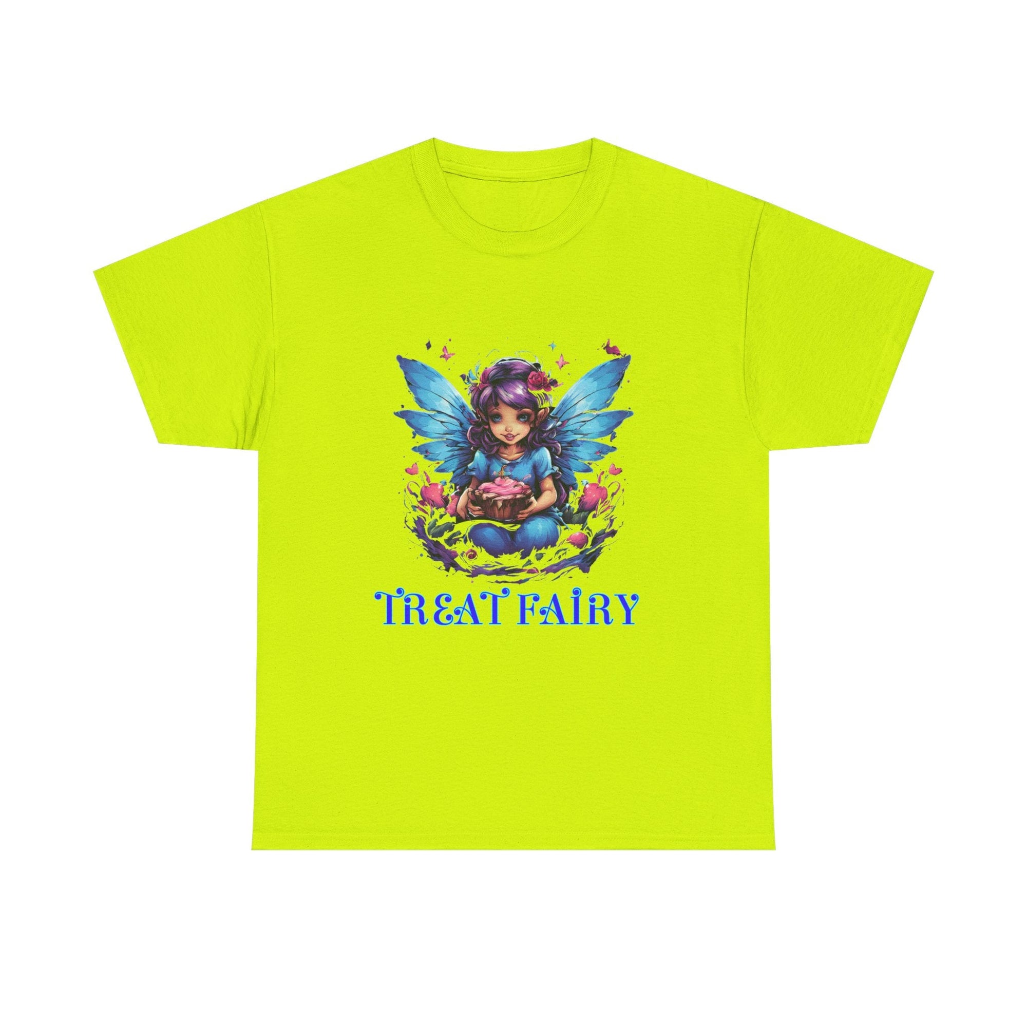 Enchanted Treat Fairy Unisex Heavy Cotton Tee - Perfect for Magical Gatherings and Everyday Wear - S - Mart Shop Smart Treasures