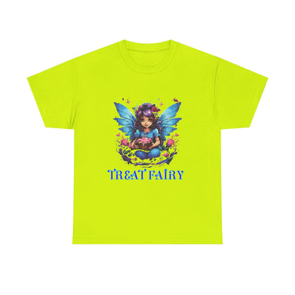 Enchanted Treat Fairy Unisex Heavy Cotton Tee - Perfect for Magical Gatherings and Everyday Wear - S-Mart Shop Smart Treasures