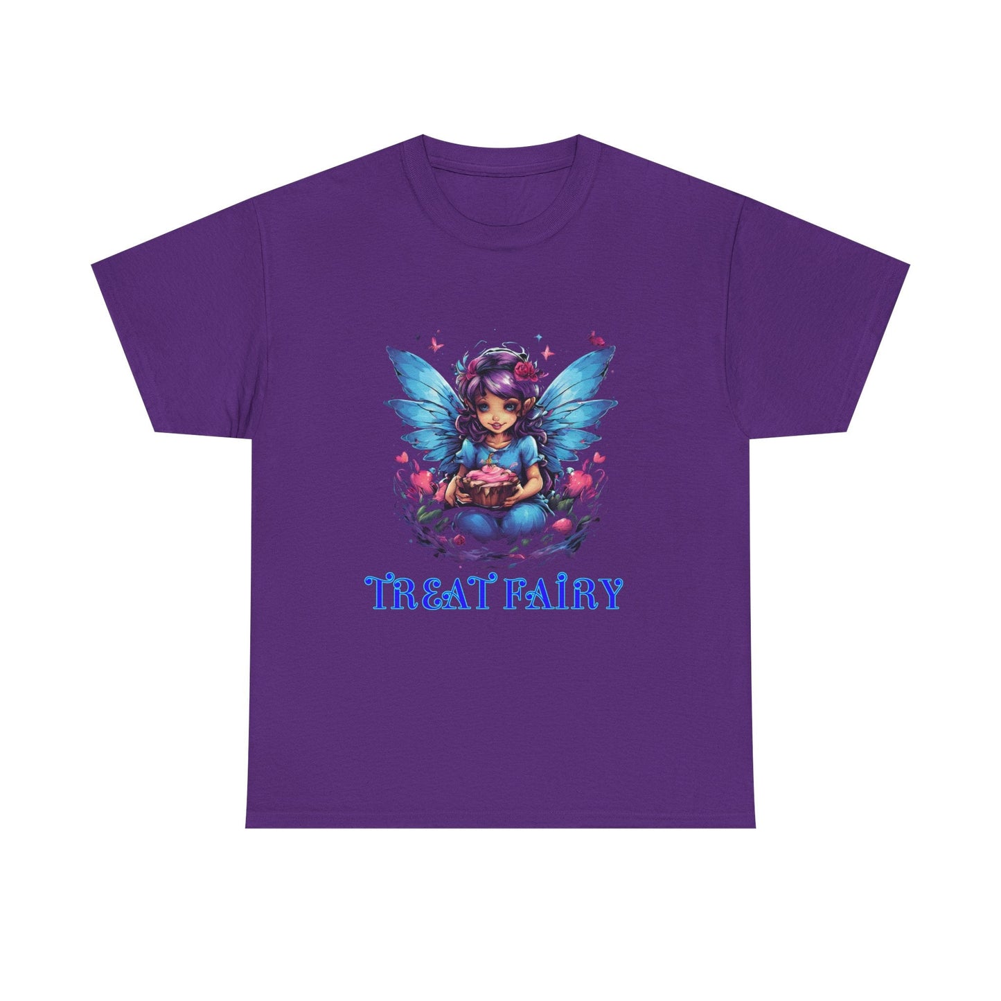 Enchanted Treat Fairy Unisex Heavy Cotton Tee - Perfect for Magical Gatherings and Everyday Wear - S-Mart Shop Smart Treasures