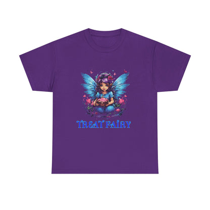 Enchanted Treat Fairy Unisex Heavy Cotton Tee - Perfect for Magical Gatherings and Everyday Wear - S-Mart Shop Smart Treasures