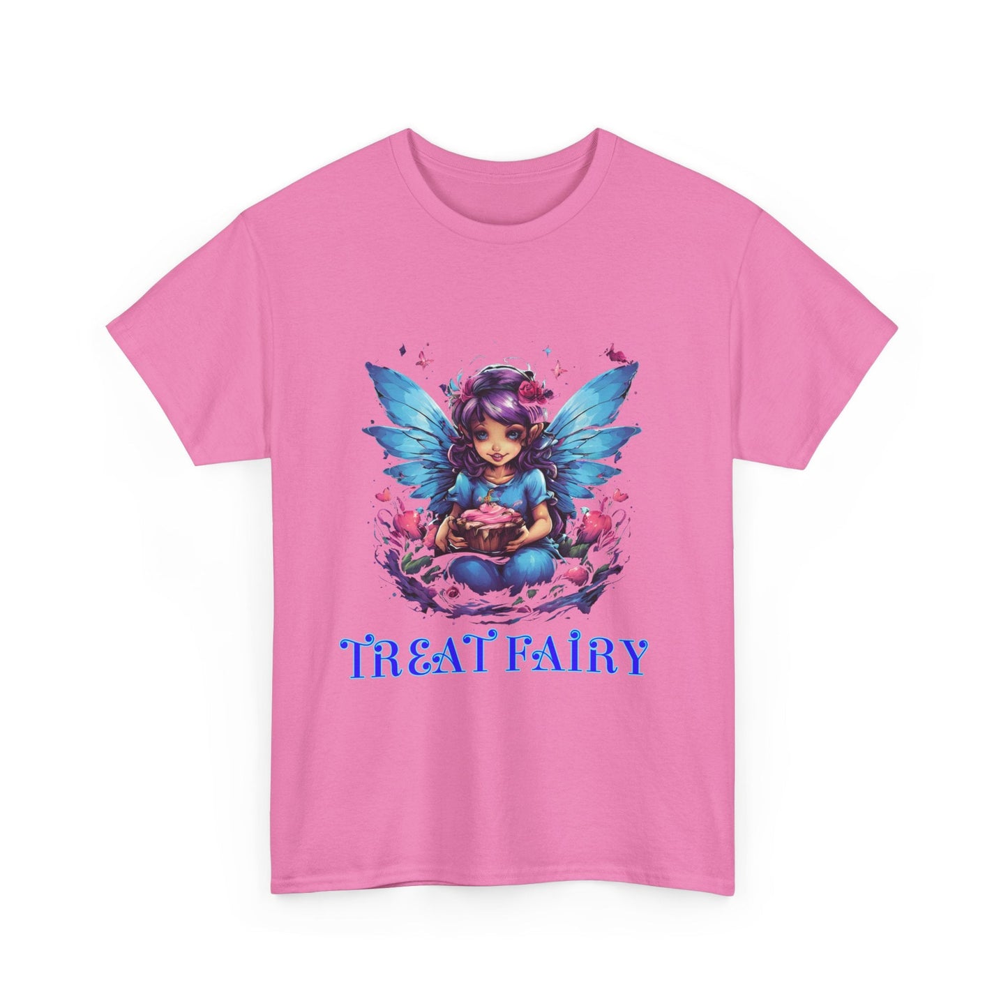 Enchanted Treat Fairy Unisex Heavy Cotton Tee - Perfect for Magical Gatherings and Everyday Wear - S-Mart Shop Smart Treasures