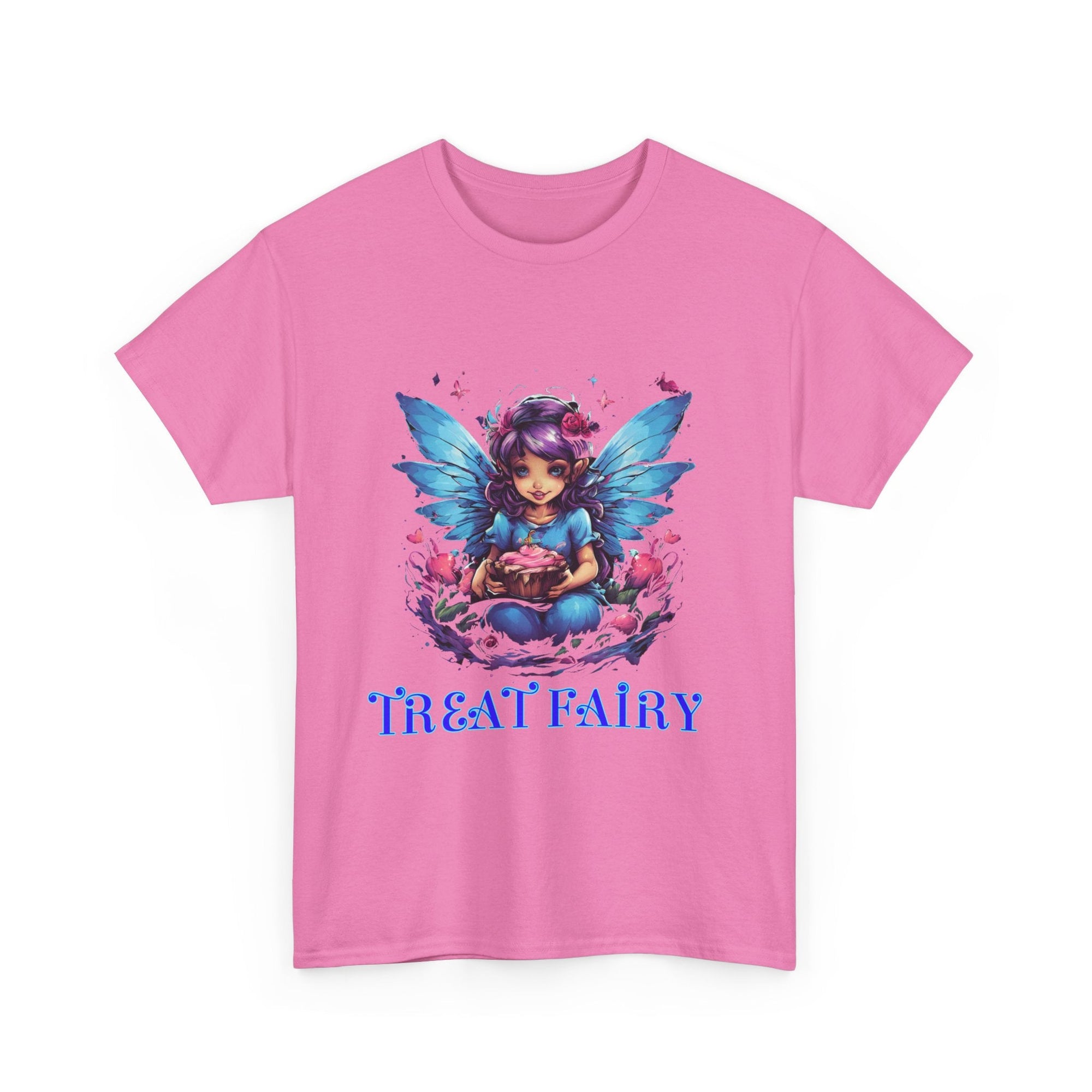 Enchanted Treat Fairy Unisex Heavy Cotton Tee - Perfect for Magical Gatherings and Everyday Wear - S - Mart Shop Smart Treasures