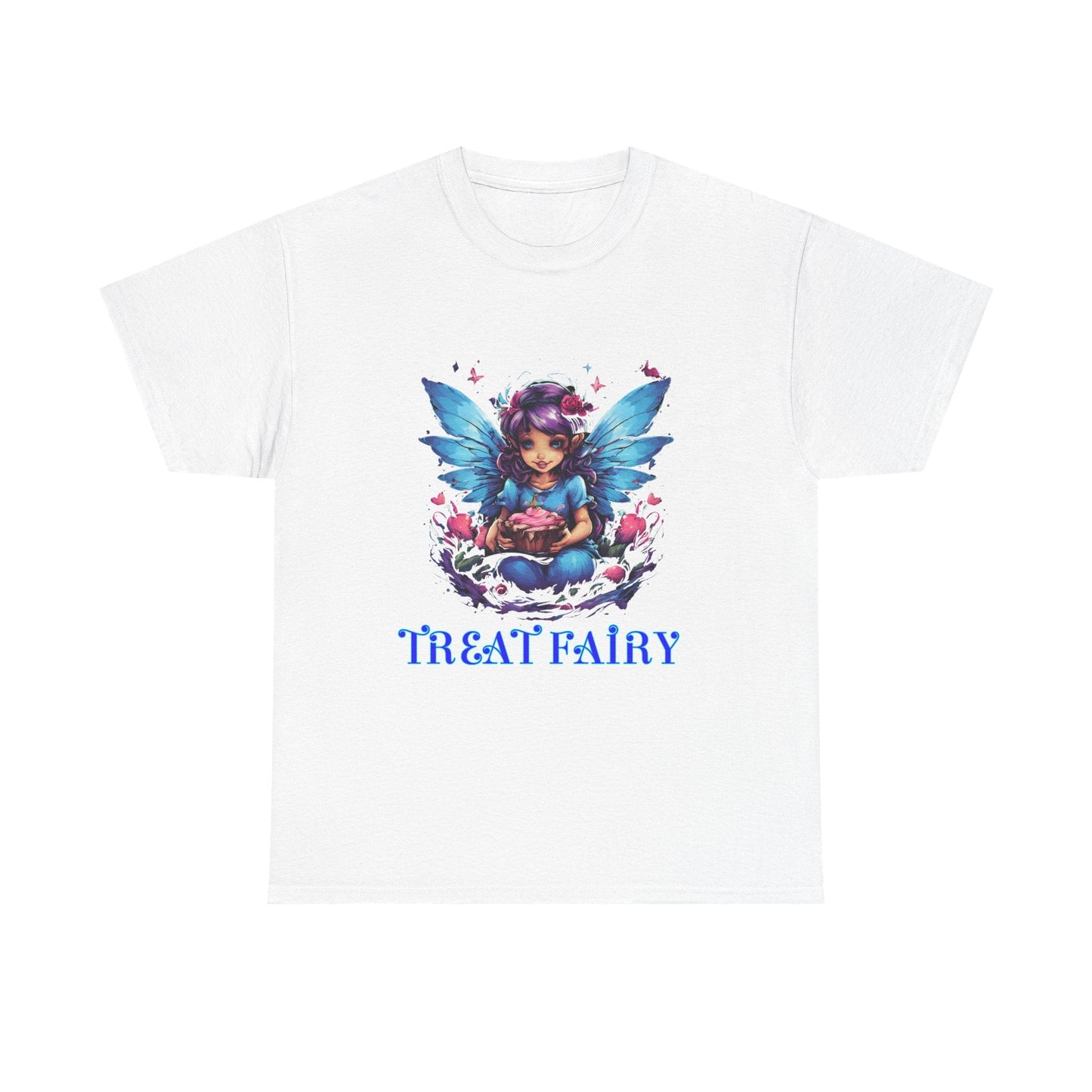 Enchanted Treat Fairy Unisex Heavy Cotton Tee - Perfect for Magical Gatherings and Everyday Wear - S-Mart Shop Smart Treasures