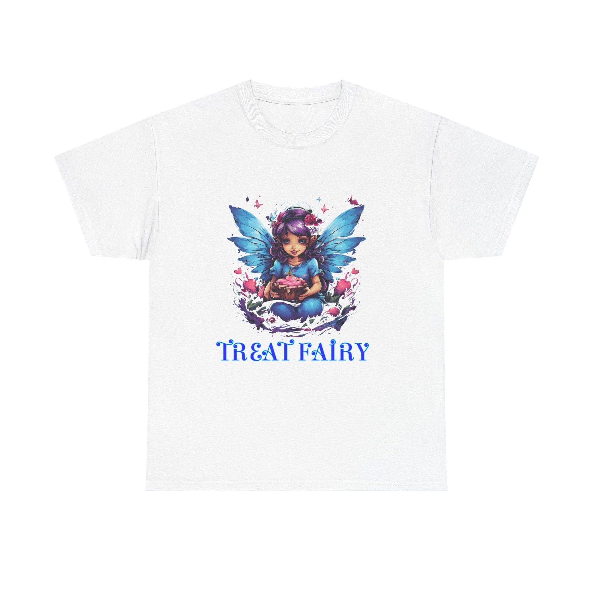 Enchanted Treat Fairy Unisex Heavy Cotton Tee - Perfect for Magical Gatherings and Everyday Wear - S - Mart Shop Smart Treasures
