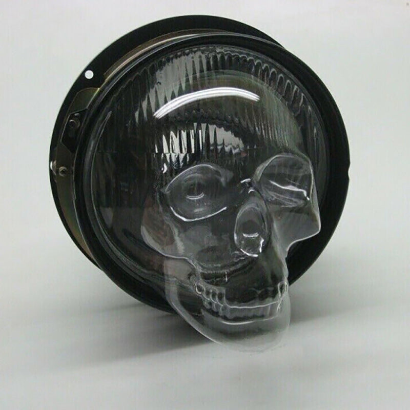 Skull High Beam Lampshade Creative Halloween Car Accessories