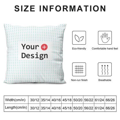 POD Home Fashion Simple Pillow Cover Customized Contact Business