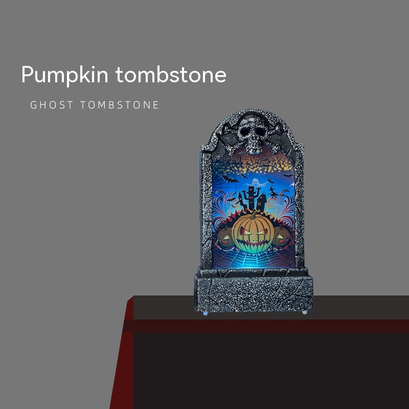 Halloween Tombstone Light Bar Haunted House Secret Room Dress Up Props