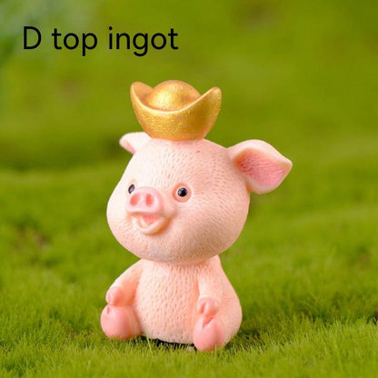 Fortune Pig Resin Decorations Crafts