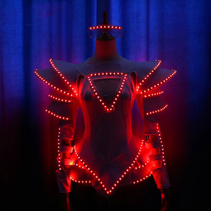 Full-color LED Light-up Skirt Costume One-piece