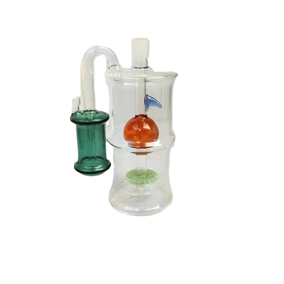 External Glass Pipe Mute Smoking Pot With Burning Pot Hose