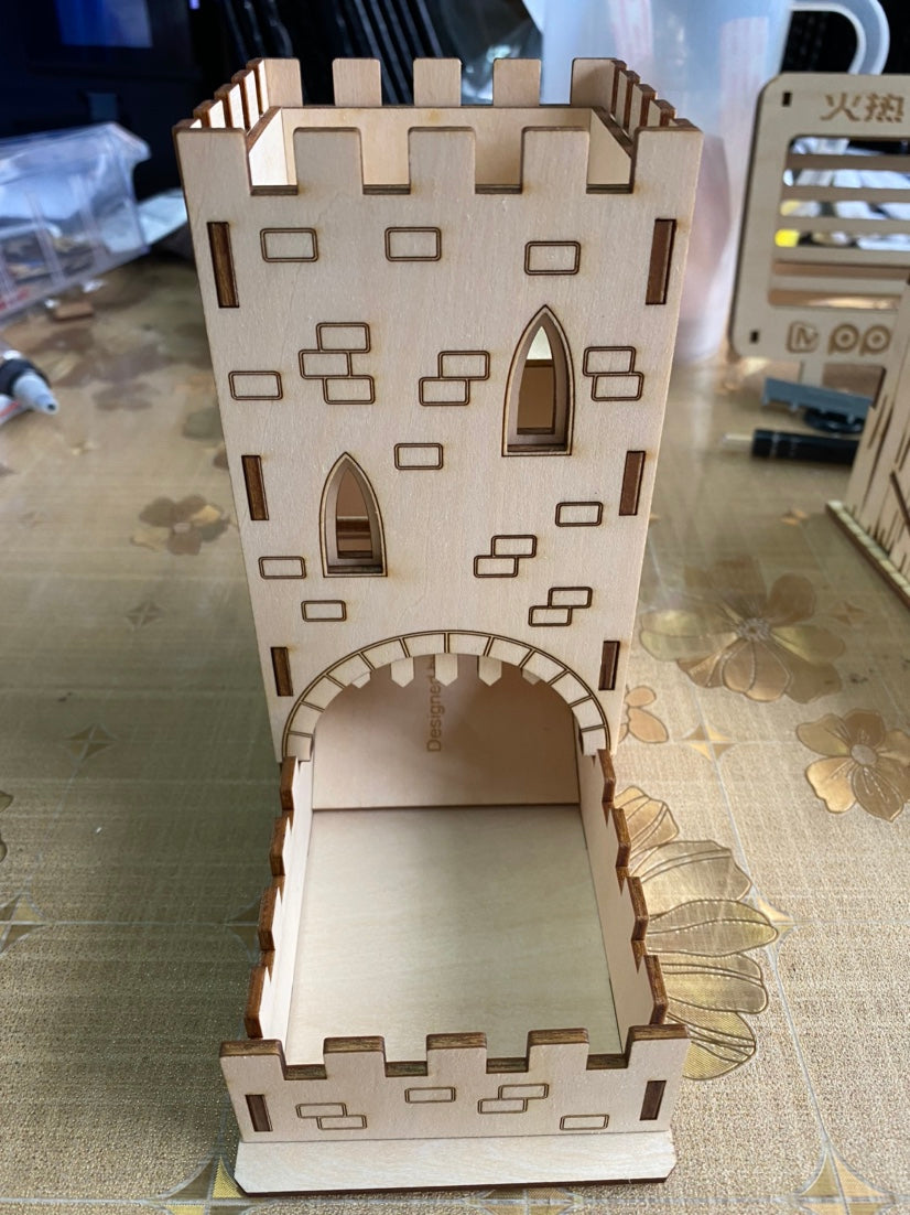 Dice Tower Broken House Castle