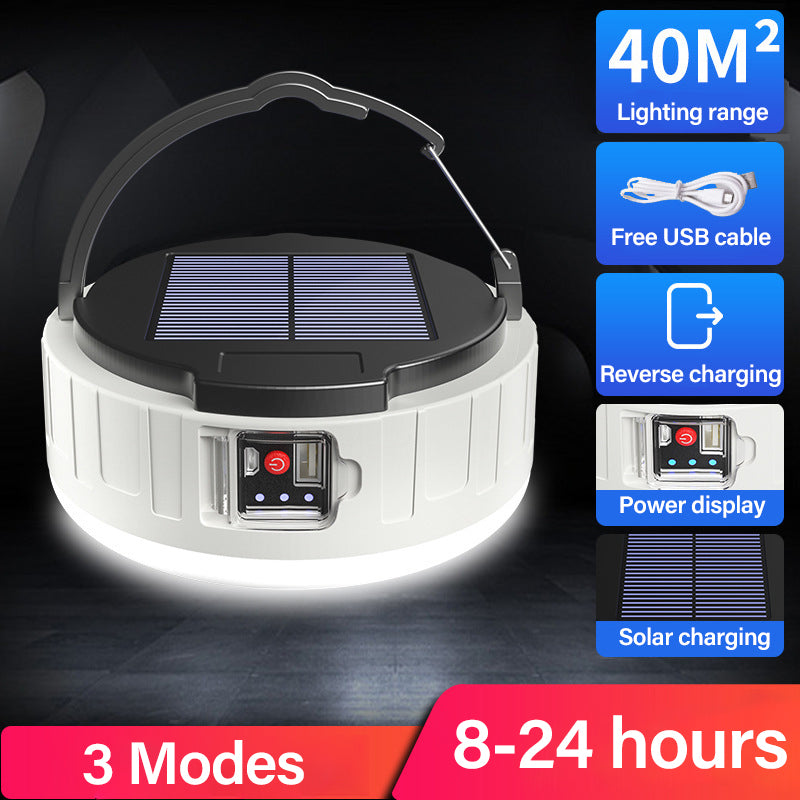 Solar LED Emergency Mobile Stand Light