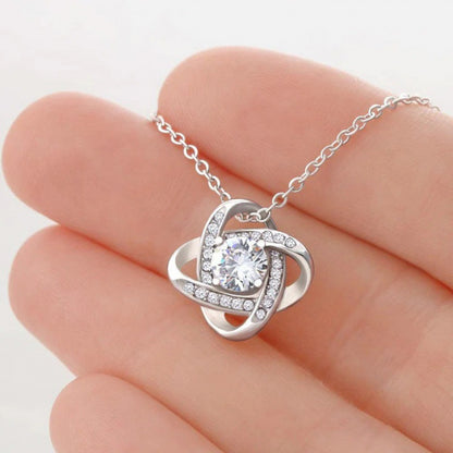 Heart Of Eternity Four-leaf Clover Pendant Necklace Hollow Design Necklace