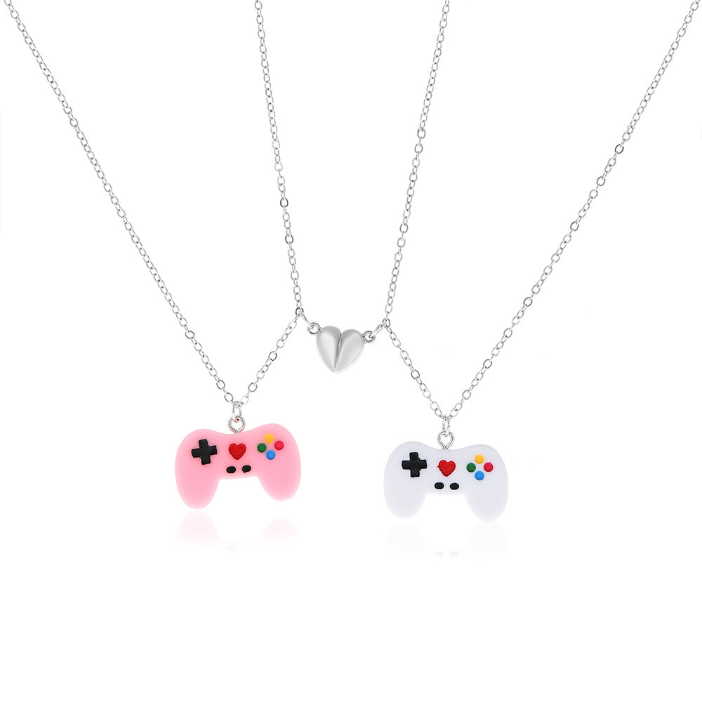 Creative Game Machine Handle Necklace