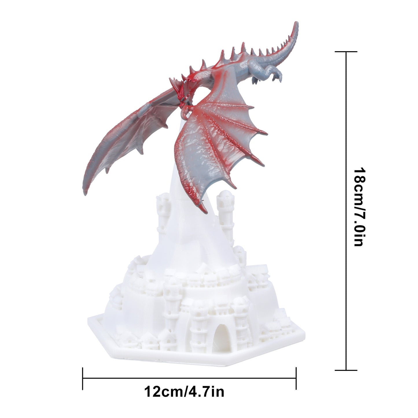 3d Printing Dynamic Balance Dragon Desk Lamp Breathing Led Night Light