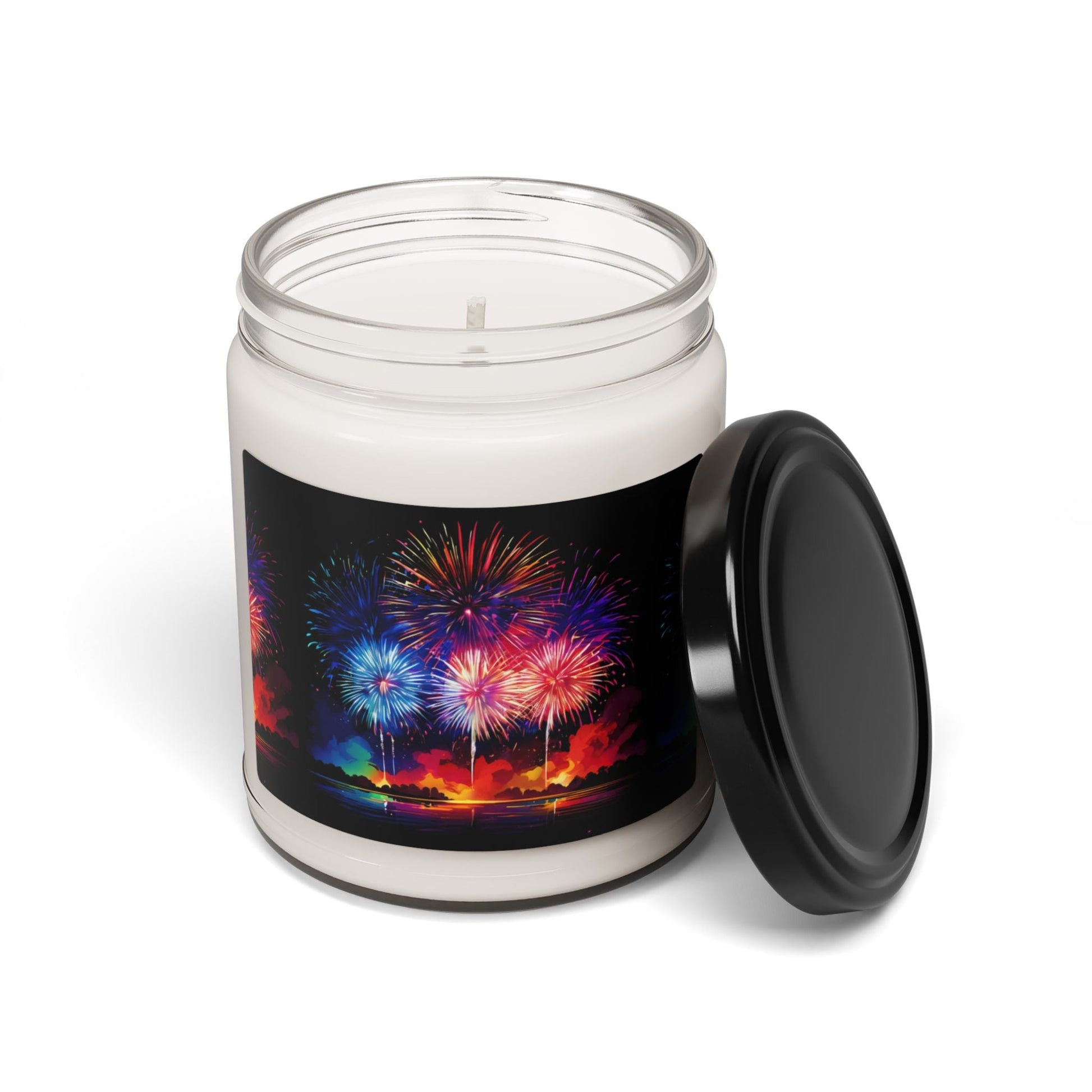 Festive Fireworks Scented Soy Candle - 9oz - S-Mart Shop Smart Treasures