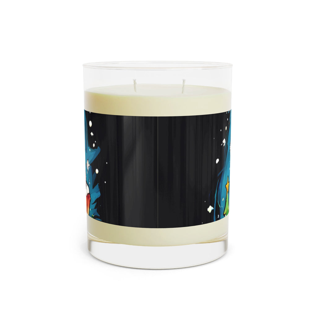 Festive Santa Scented Candle - 11oz Full Glass for Holiday Cheer - S-Mart Shop Smart Treasures