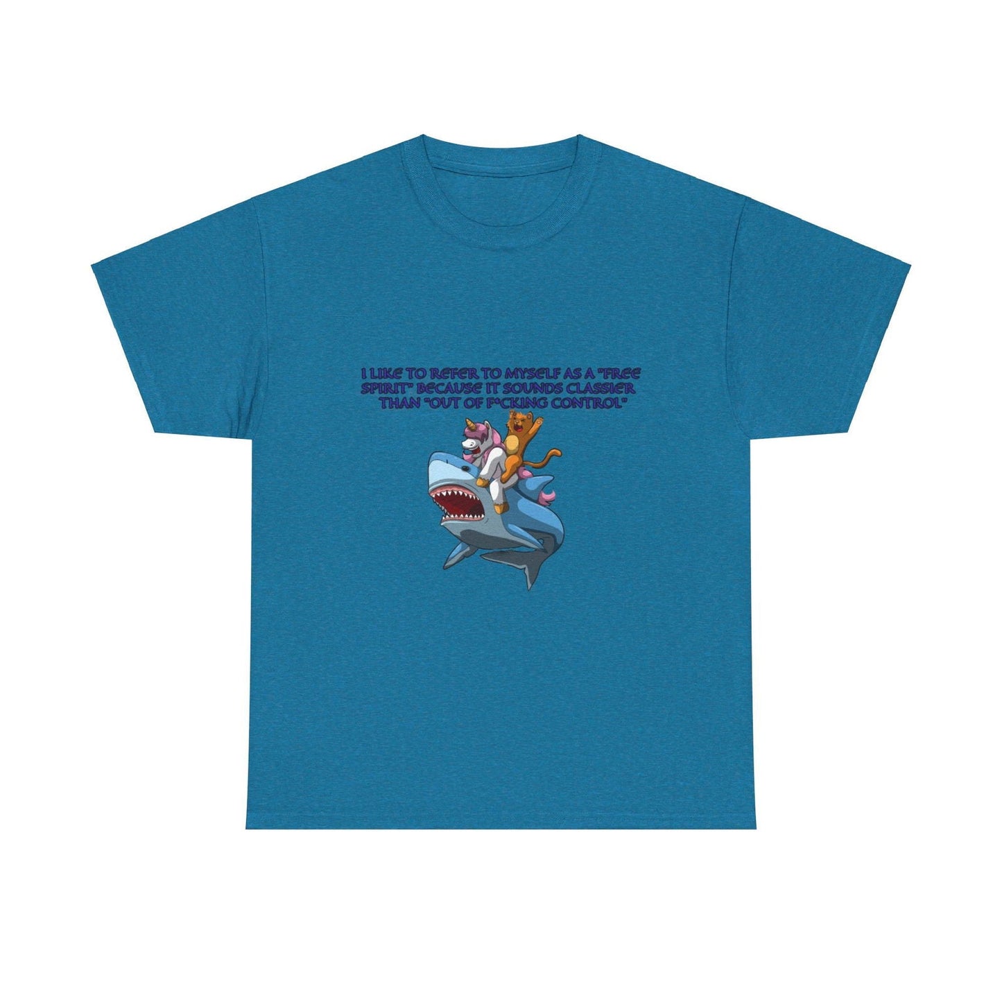 Free Spirit Out Of Control Unisex Heavy Cotton Tee - S-Mart Shop Smart Treasures