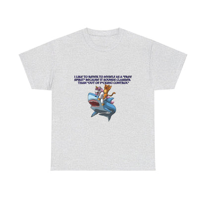 Free Spirit Out Of Control Unisex Heavy Cotton Tee - S-Mart Shop Smart Treasures