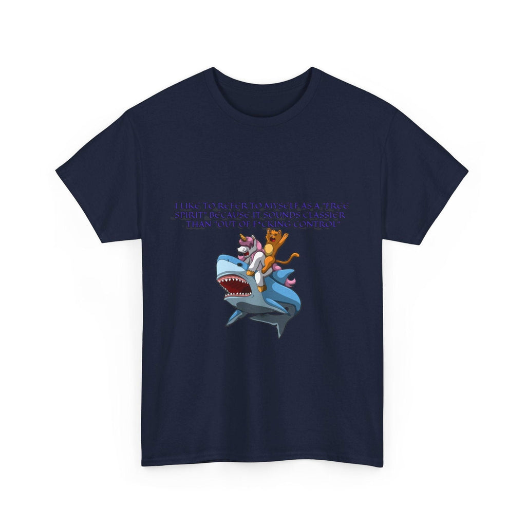 Free Spirit Out Of Control Unisex Heavy Cotton Tee - S - Mart Shop Smart Treasures