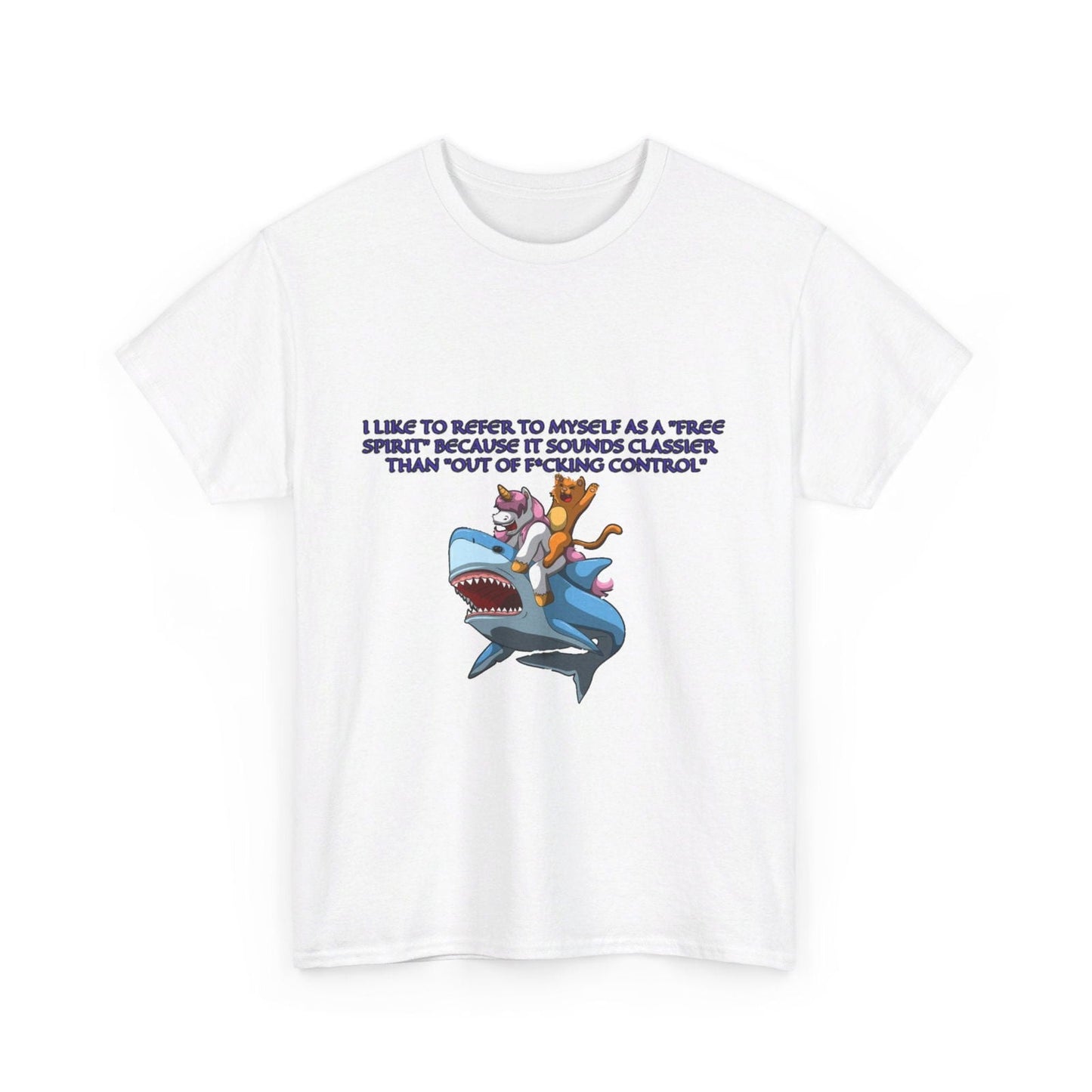 Free Spirit Out Of Control Unisex Heavy Cotton Tee - S-Mart Shop Smart Treasures