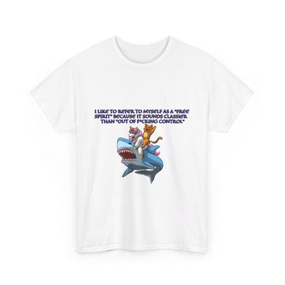 Free Spirit Out Of Control Unisex Heavy Cotton Tee - S-Mart Shop Smart Treasures