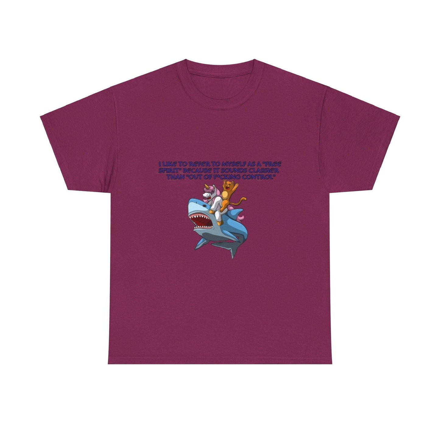 Free Spirit Out Of Control Unisex Heavy Cotton Tee - S-Mart Shop Smart Treasures