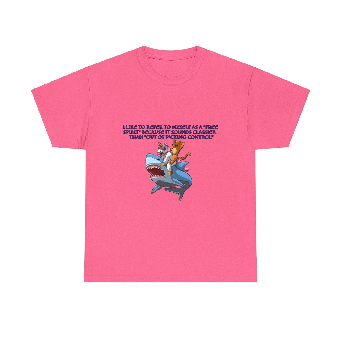 Free Spirit Out Of Control Unisex Heavy Cotton Tee - S-Mart Shop Smart Treasures