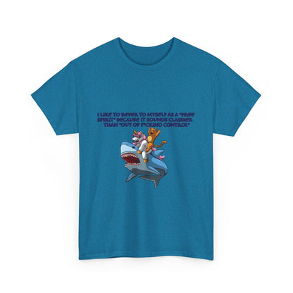 Free Spirit Out Of Control Unisex Heavy Cotton Tee - S-Mart Shop Smart Treasures