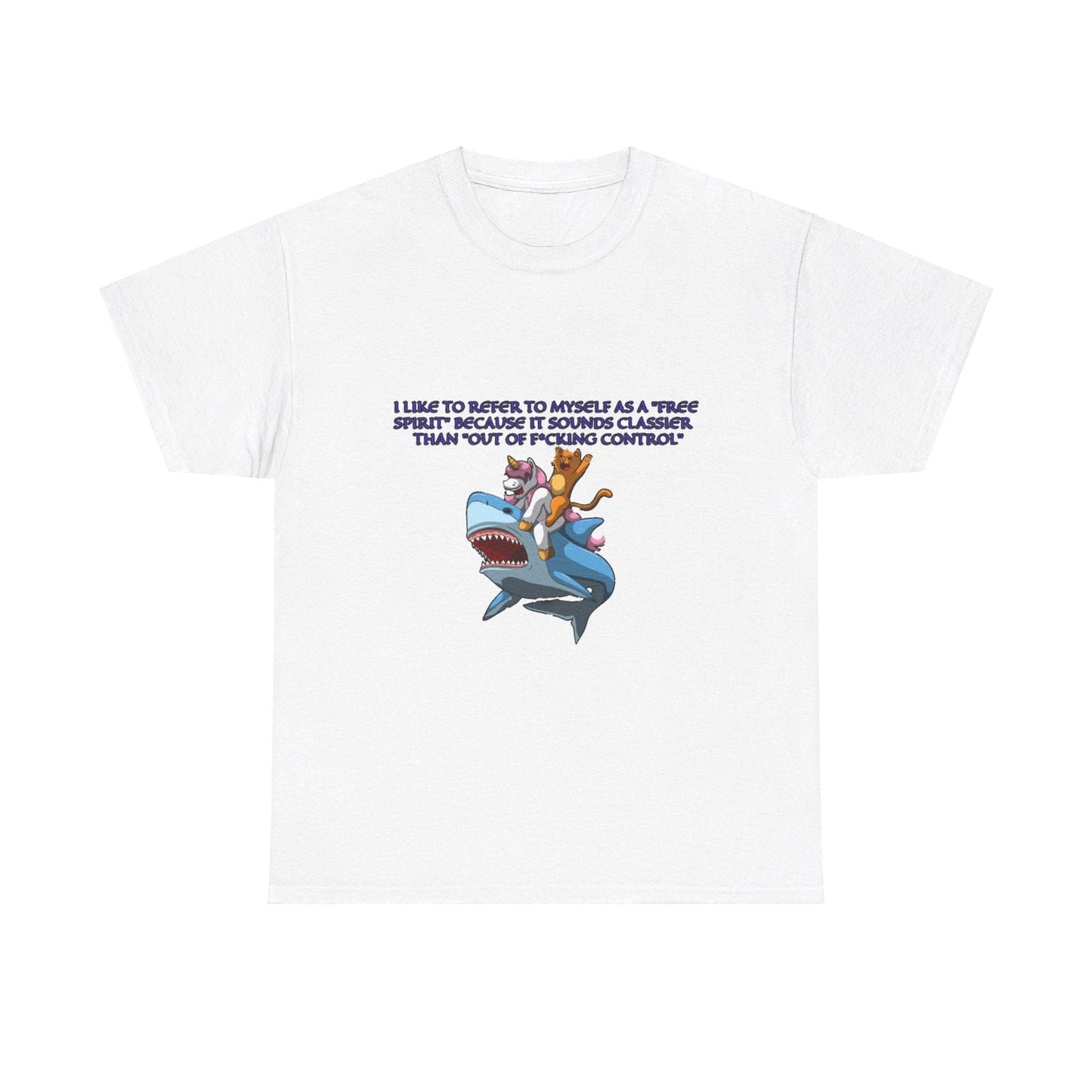 Free Spirit Out Of Control Unisex Heavy Cotton Tee - S-Mart Shop Smart Treasures