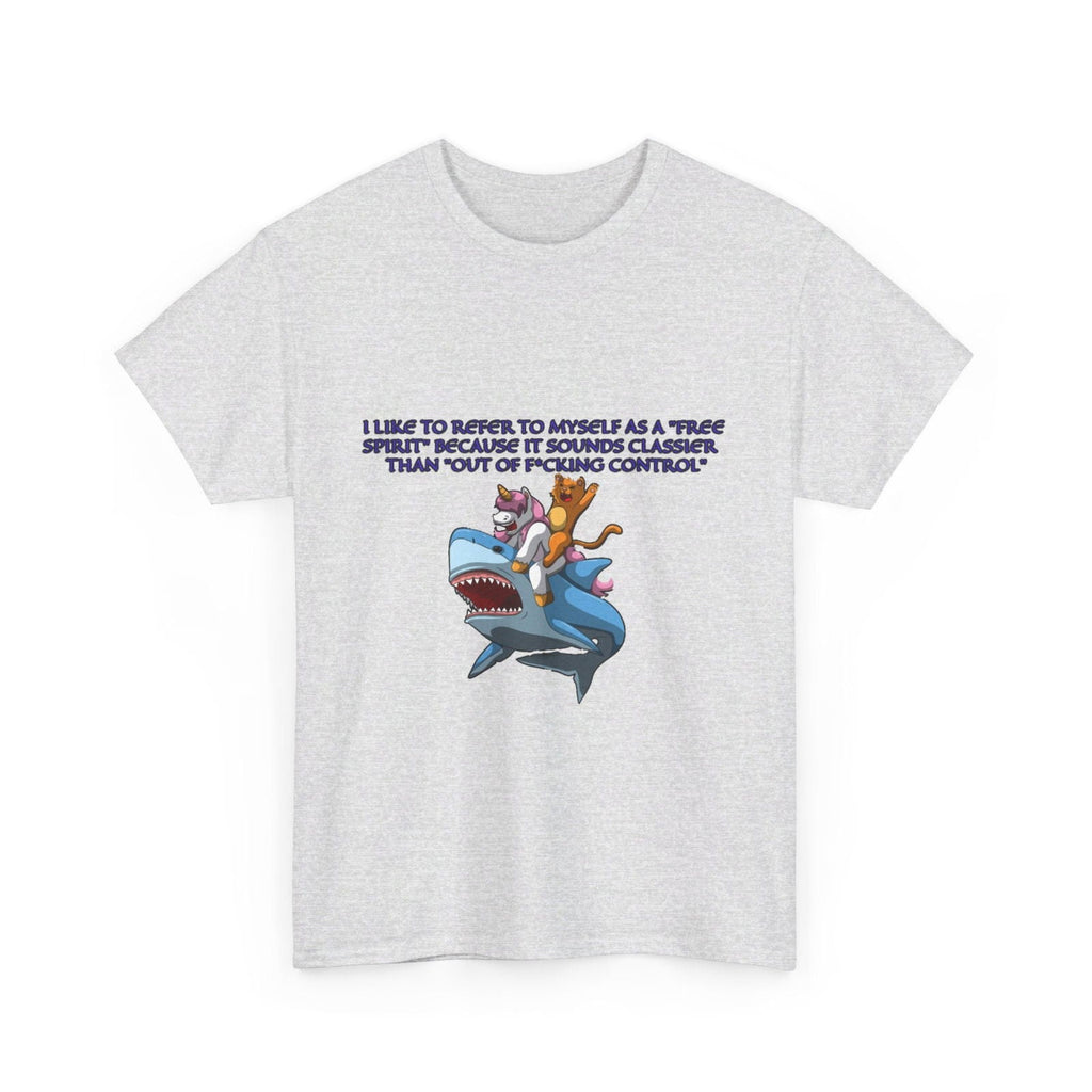 Free Spirit Out Of Control Unisex Heavy Cotton Tee - S - Mart Shop Smart Treasures