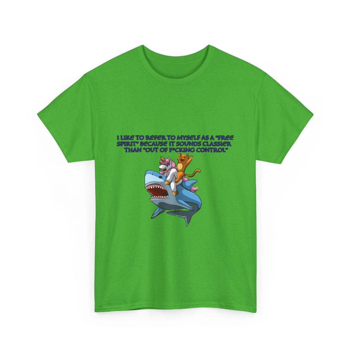Free Spirit Out Of Control Unisex Heavy Cotton Tee - S-Mart Shop Smart Treasures