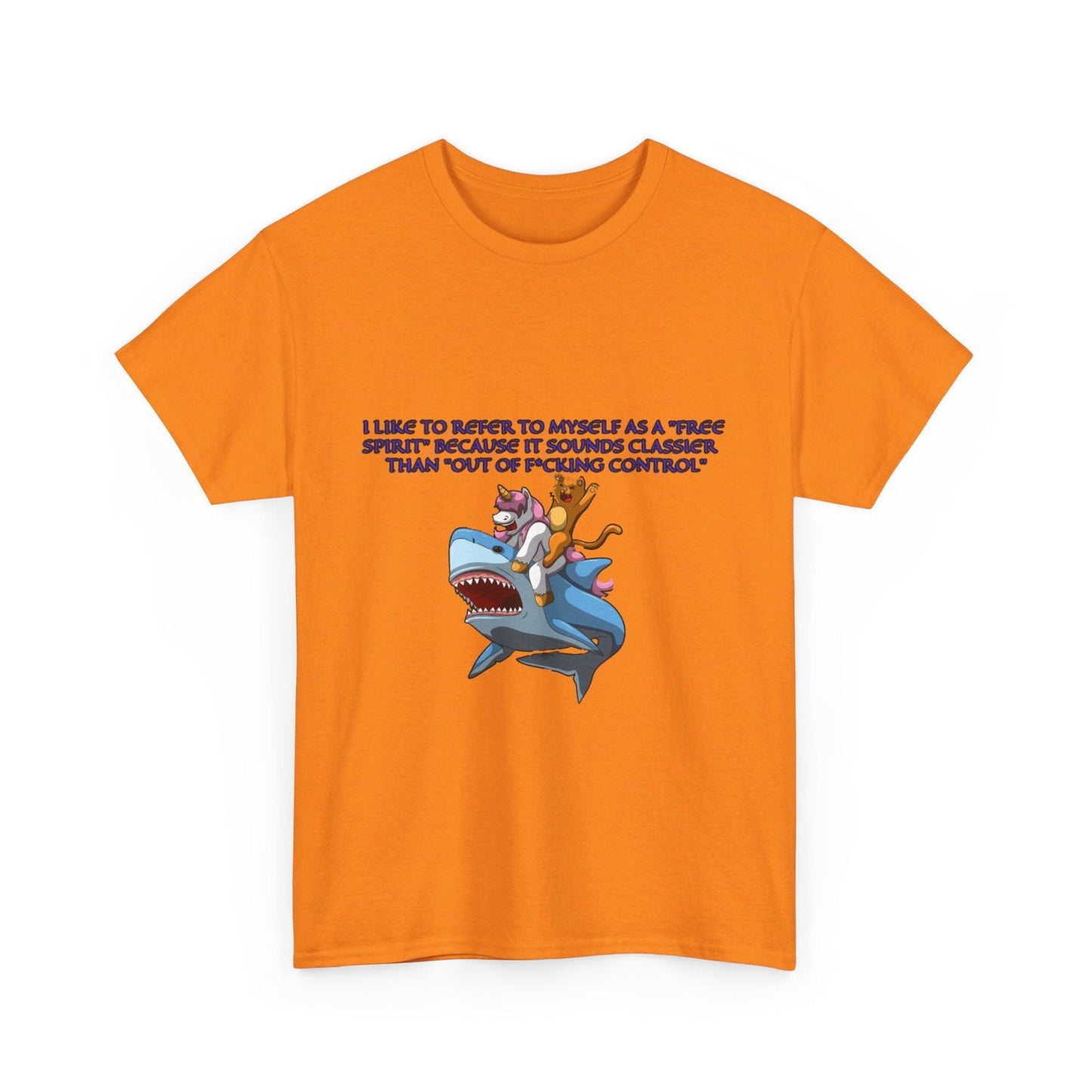 Free Spirit Out Of Control Unisex Heavy Cotton Tee - S-Mart Shop Smart Treasures
